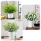 36 Pcs Artificial Flowers for Outdoor, UV Resistant Outdoor Fake Plants Faux Plastic Flowers Shrubs for Outside Garden Patio Porch Window Box Spring Summer Decor (Mixed White)